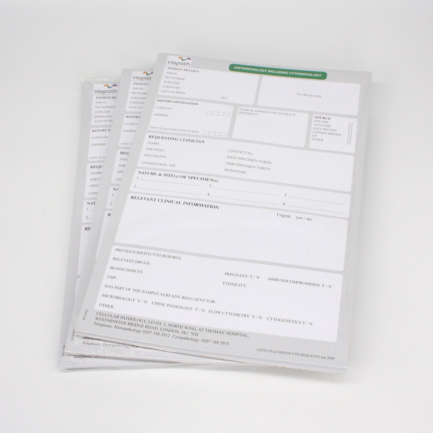 Histopathology Forms